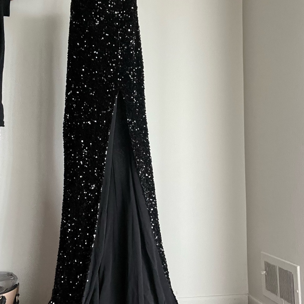 Portia and Scarlett Black Sequence Dress